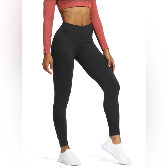 Aoxjox Carbon Collection Leggings - Black - Picture 1 of 13
